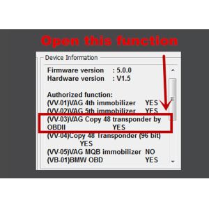 Key Chip VVDI Key Programmer For VAG Copy 48 Transponder OBDII Function