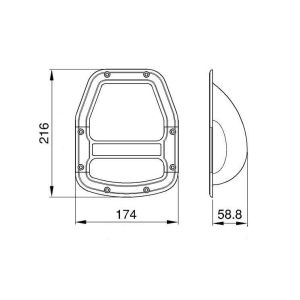 Bar Handle of Speaker, MS-H1015