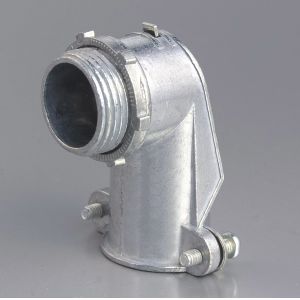 Quality Zinc Angle Flexible Squeeze Connector with various flexible hoses for sale