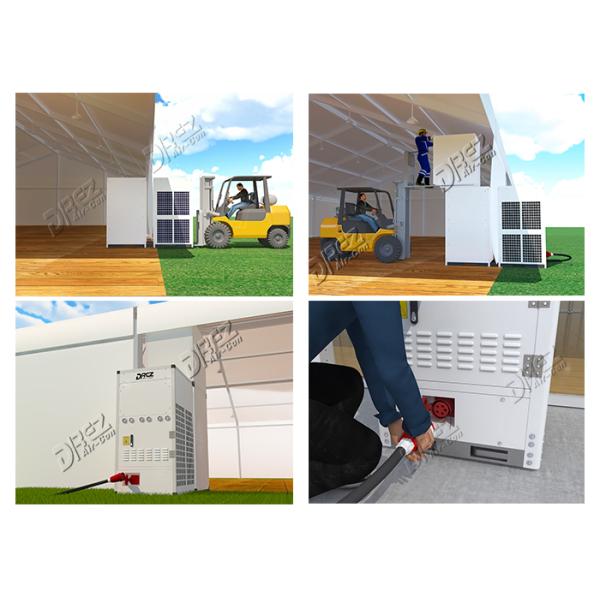 10HP 9 Ton Horizontal Portable Tent Air Conditioner Cooling And Heating Usage