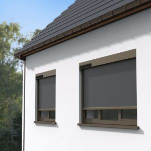 Custom Made Colour Blackout Retractable Window Zip Track Blinds