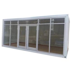 Labor Camp Glass Curtain Wall Detachable Container House
