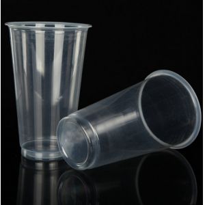 17oz Disposable Plastic Clear Cups for fruit juice beverage