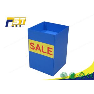 Custom 4C CMYK Printing Retail Dump Bin Display Cardboard With Removable Header