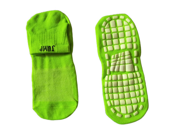 Buy Super tramp spring time jumping grip socks silicon anti - slip trampoline socks sports direct at wholesale prices