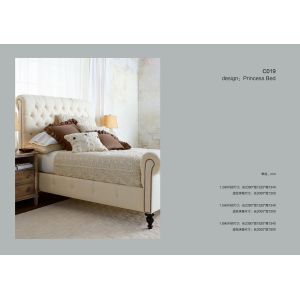 high quality modern fabric bed furniture