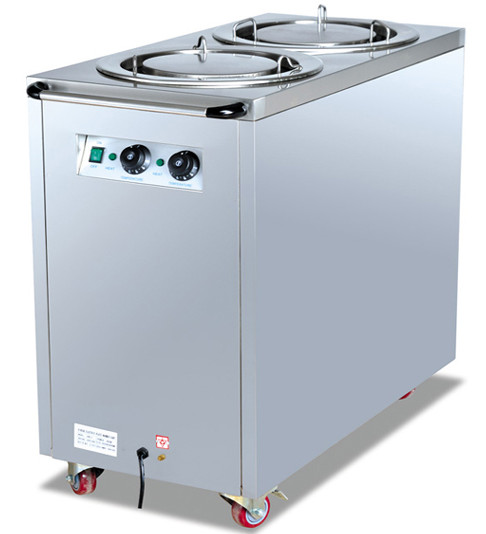 Buy Silver Double Holder Plate Hotel Kitchen Equipment 450*910*770mm at wholesale prices