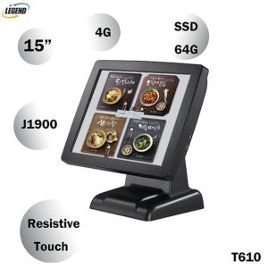 Cash Register Electronic Pos Systems Terminal High Brightness ROHS Certification