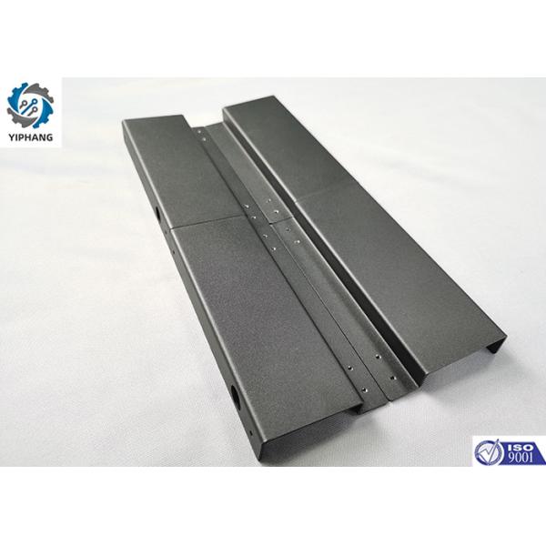 Sand Textured Powder Coating Mild Steel L Brackets Precision Sheet Metal Components ODM