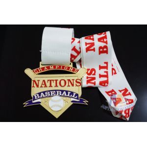 China 5K 10K Marathon Metal Sports Medals Baseball Bespoke Design on sale