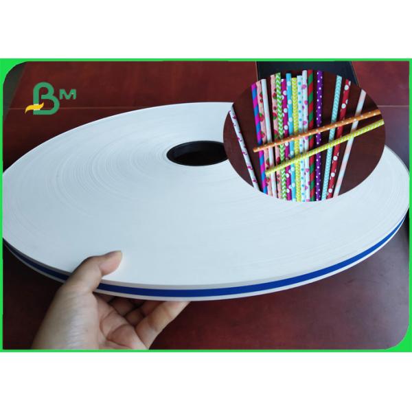 Food Grade Yellow Straw Paper 15MM Width Degradable Using In Party Drinks