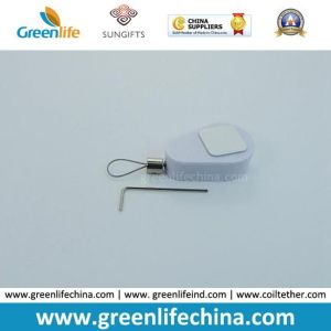 White Plastic Retracting Retail Display Box Holder for Anti-Shoplifting