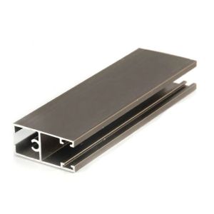 6063 Bronze Anodized Sliding Windows Aluminum Profiles Frame