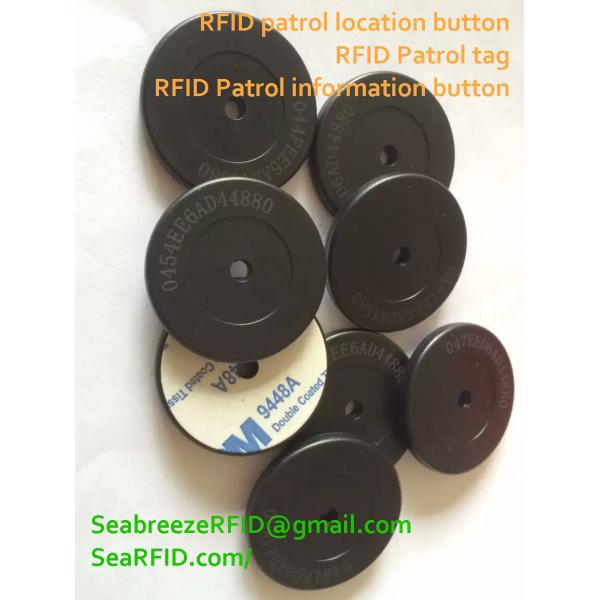 RFID patrol location button, Electronic patrol cards, RFID patrol tags, RFID patrol information button