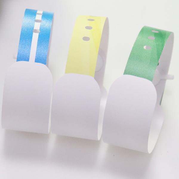Wholesale Disposable Hospital Identification Wristbands Blank Inkjet Printed