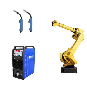 FANUC M-710iC/50 Welding Robot Arm With BINZEL Air Cooled MIG Gun And AOTAI MAG