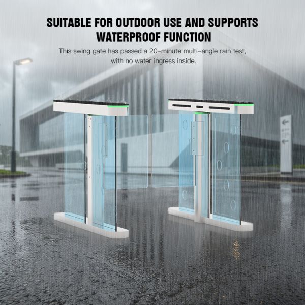 HCW High Security Speed Lane Turnstile with Face Recognition and 24/7 Uninterrupted Operation for Access Control