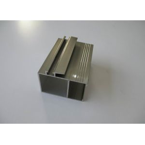 Electrophoresis Champagne Aluminum Glazing Extrusions For Window / Wardrobe