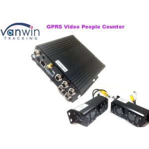 GPRS bus People Counter with Lan port Double Lens Counting Camera