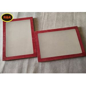 Polishing Silver Aluminium Screen Printing Frames Solvent Resistance 18x20 Inch