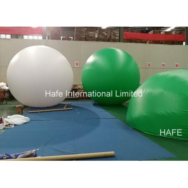 Promotional Inflatable Giant Floating Lighted Helium Balloons Advertising Halogen 2000W Light
