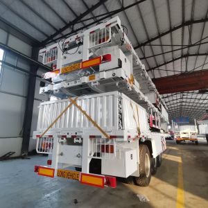 Construction Freight Hauling Semi Trailer With Fuwa / BPW Axle