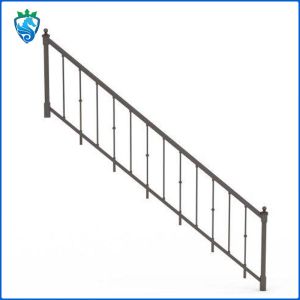 Metal Aluminum Stair Railing Indoor Interior Handrail