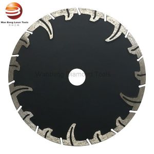 China Sintered Turbo Concrete Cutting Saw Blade With Triangle Protective Teeth on sale