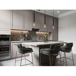 MDF Board Lacquer Customized Home Furniture Wooden Storage Kitchen Cabinets