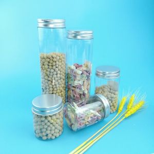 5.5cm Diameter 130ml 690ml Plastic Screw Cap Jars