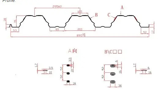 Advanced 380v50hz Floor Deck Roll Forming Machine 3phase