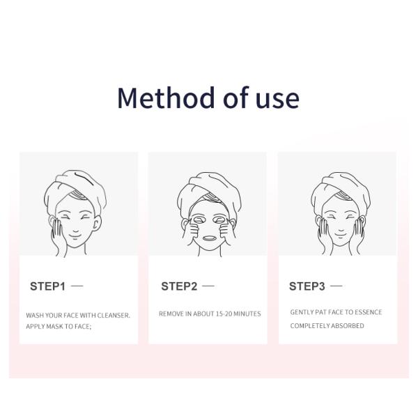 Organic Hydrating Sheet Mask Beauty OEM Skin Care Sheet Mask