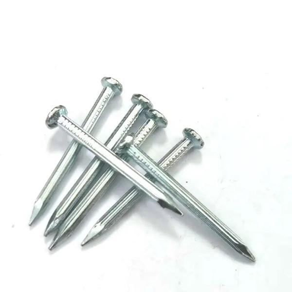 Buy Straight Fluted Concrete Nails Strong Magnet Steel Grooved Nails at wholesale prices