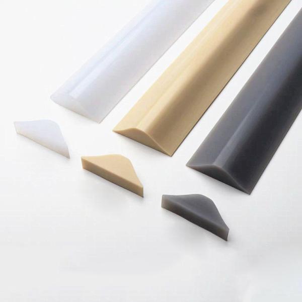 Bendable Water Dam Barrier for Shower Threshold 10-Year Service Life Height 0.47" 14mm