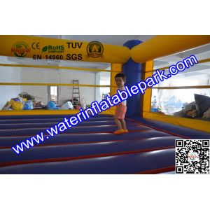 Rental Inflatable Sport Games , Commercial Bounce House Boxing Ring for Adults
