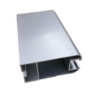 Rectangle 6m 6063 Silver Anodized Aluminum Profiles