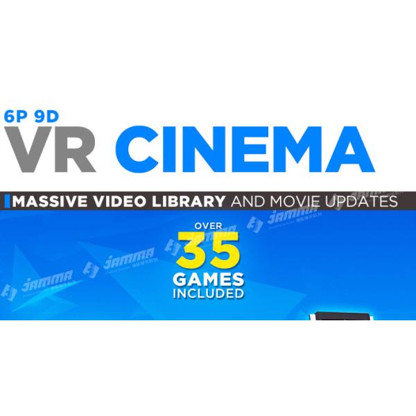 5000W 6 Seats 360 Degree Cinema , 42 Inch Monitor Virtual Reality Movie Theater