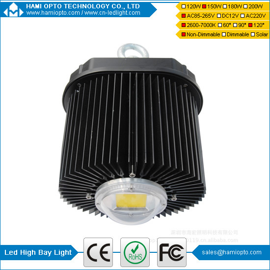 LED High Bay Light Bright White Lighting Fixture 150w induction light and gas station led high bay light