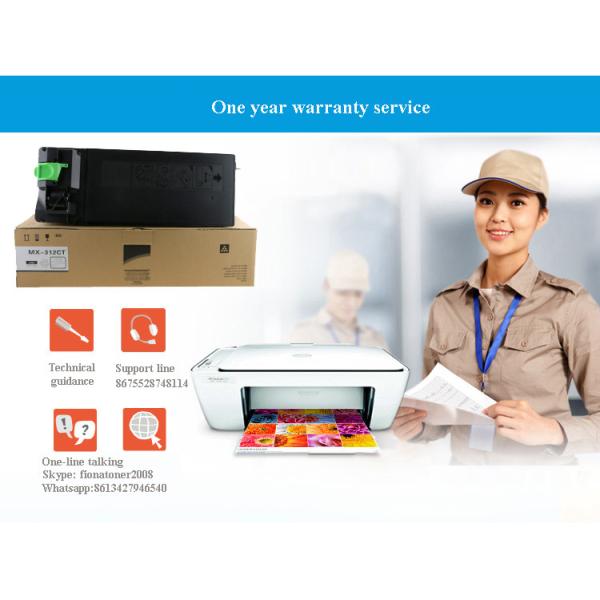 With Chip Mx - M260 Sharp Copier Toner Cartridge Black Mx - 312ft 25,000 Pages