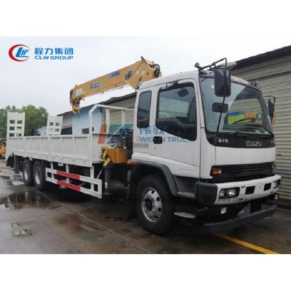 Buy Left Hand Drive Isuzu 6X4 Truck Mounted Telescopic Crane at wholesale prices
