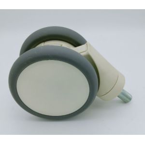 medical caster with threaded stem 5 inch