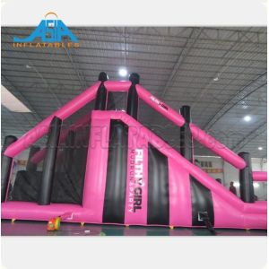 72M Long Interactive Inflatable 5k Obstacle Course / Insane Inflatable Fun Run