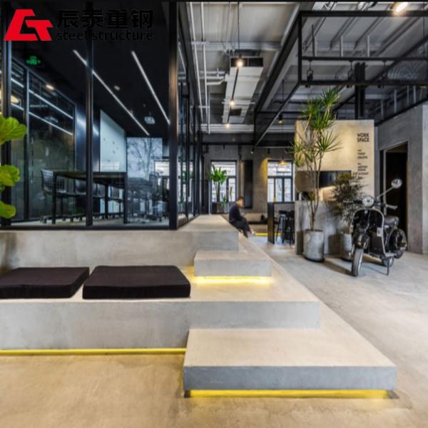 Buy Multi-Storey Prefabricated Steel Structure Framed Commercial Office at wholesale prices