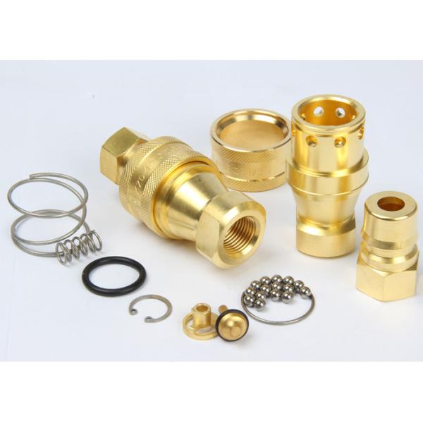 Precision Machining Hydraulic Quick Connect Couplings KZD For Equipment