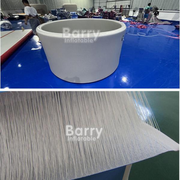 Easy Foldable PVC Tarpaulin Drop Stitch Pvc Pool 940 Liter Outdoor Dwf Drop Stitch Swimming Pool