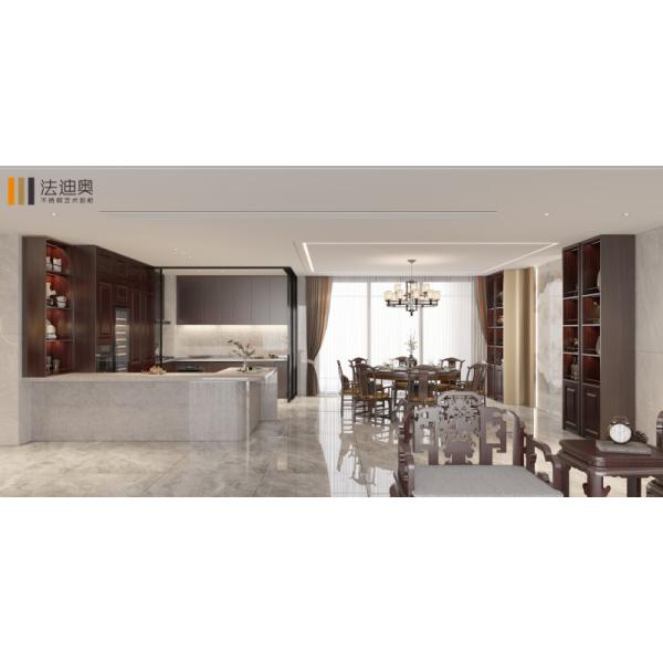 European Stainless Steel Kitchen Cabinets with Space Divider