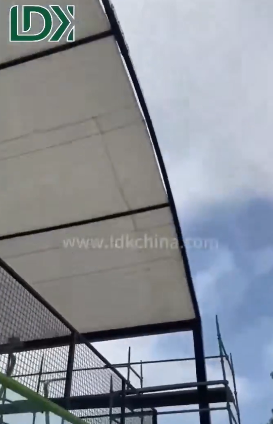 Quality Ultimate Sheltered Padel Facility Precision Engineered Court Roof for sale
