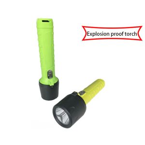 Waterproof IP68 Explosion Proof Flashlight Torch With SOS 480 Lum 6.4Ah