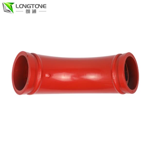 Buy Schwing DN125 Concrete Pump Elbow , Bended Concrete Pipe Elbow at wholesale prices