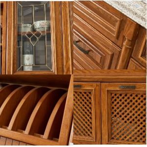 YADI Real Solid Wood Kitchen Cabinets Base Units ODM Moistureproof